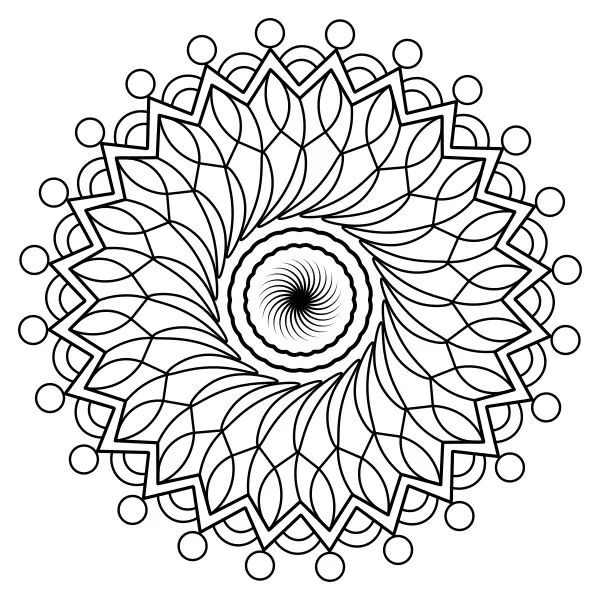Mandala 2 | Dibujos para colorear online para niños
