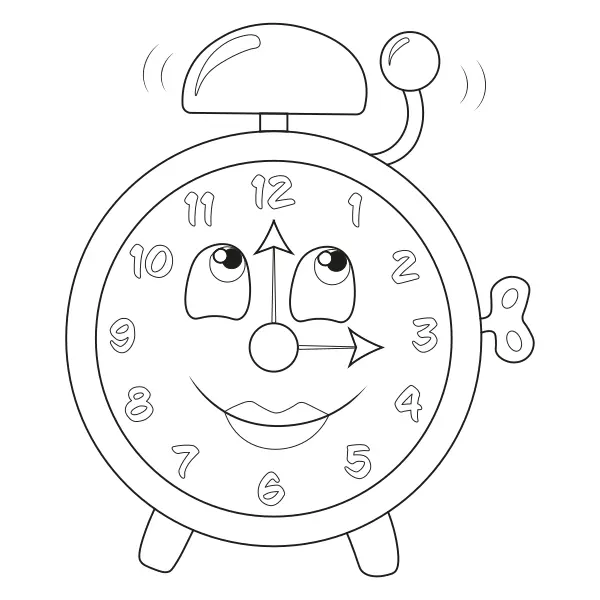 Despertador | Dibujos para colorear online para niños