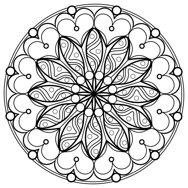 Mandala 4 | Dibujos para colorear online para niños