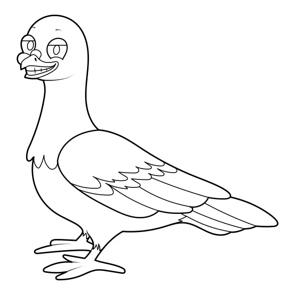 Paloma | Dibujos para colorear online para niños