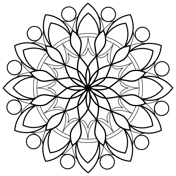 Mandala 5 | Dibujos para colorear online para niños