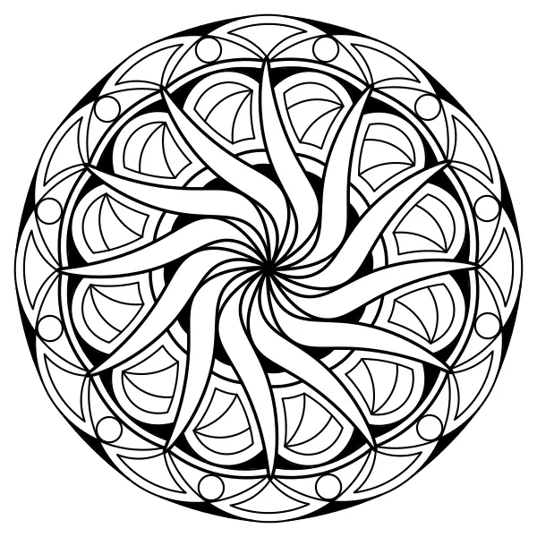 Mandala 6 | Dibujos para colorear online para niños