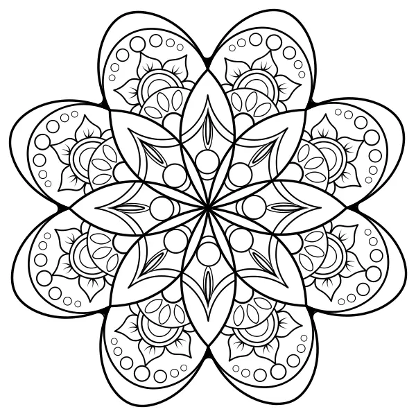 Mandala 13 | Dibujos para colorear online para niños