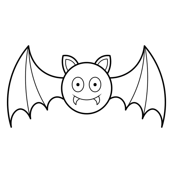 Murciélago | Dibujos para colorear online para niños