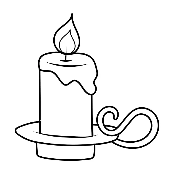 Vela | Dibujos para colorear online para niños
