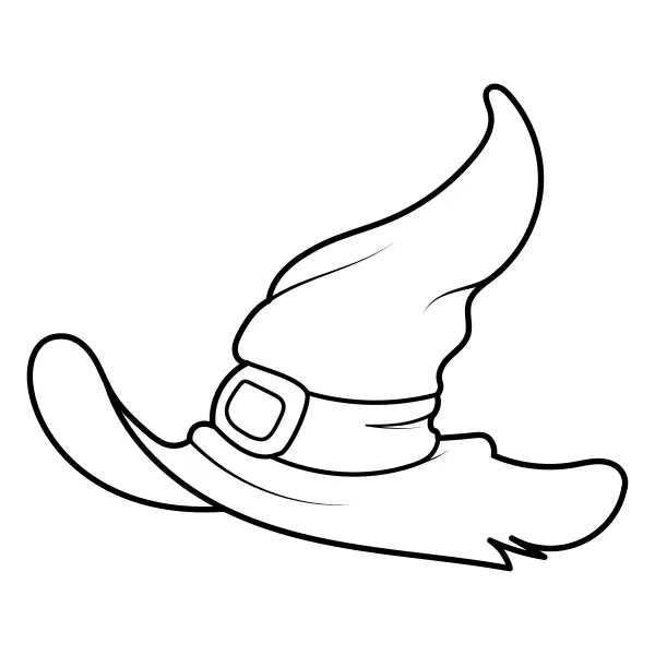 El sombrero de mago | Dibujos para colorear online para niños
