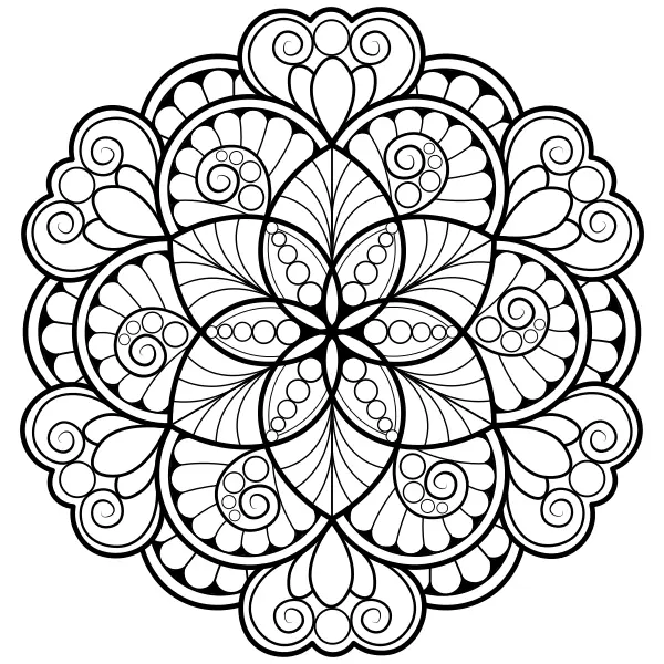 Mandala 8 | Dibujos para colorear online para niños
