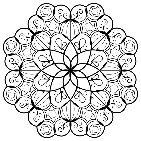 Mandala 10 | Dibujos para colorear online para niños