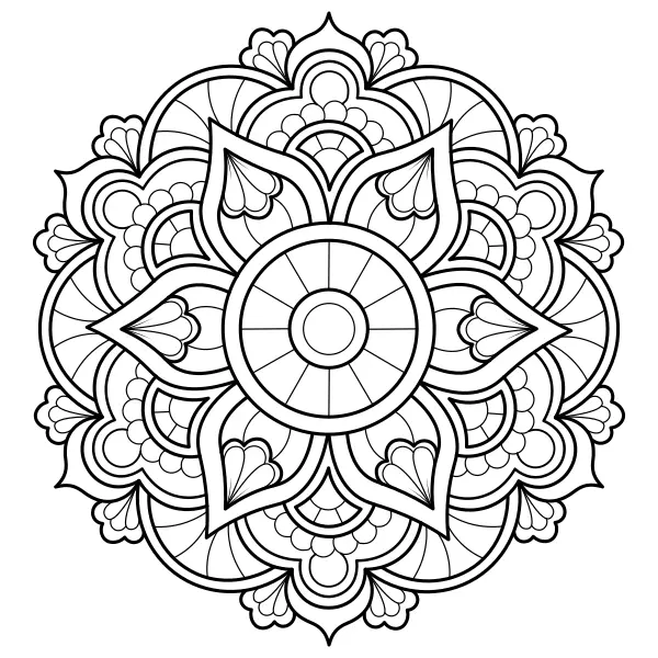 Mandala 11 | Dibujos para colorear online para niños
