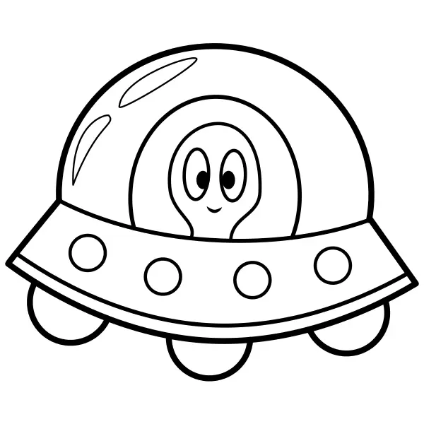 Extraterrestre | Dibujos para colorear online para niños