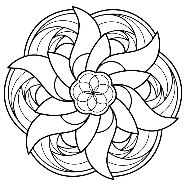 Mandala 16 | Dibujos para colorear online para niños
