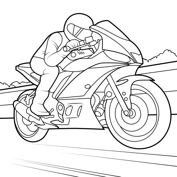 Motero | Dibujos para colorear online para niños