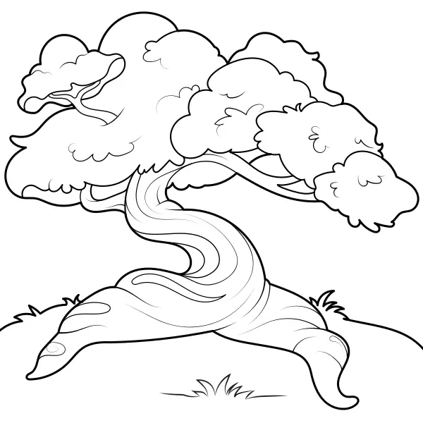 Árbol | Dibujos para colorear online para niños