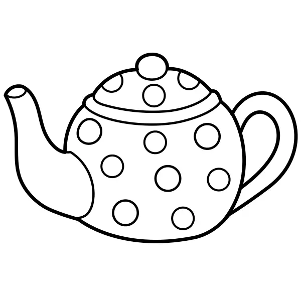 Tetera | Dibujos para colorear online para niños