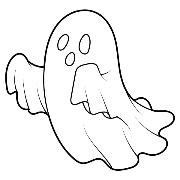 Fantasma | Dibujos para colorear online para niños