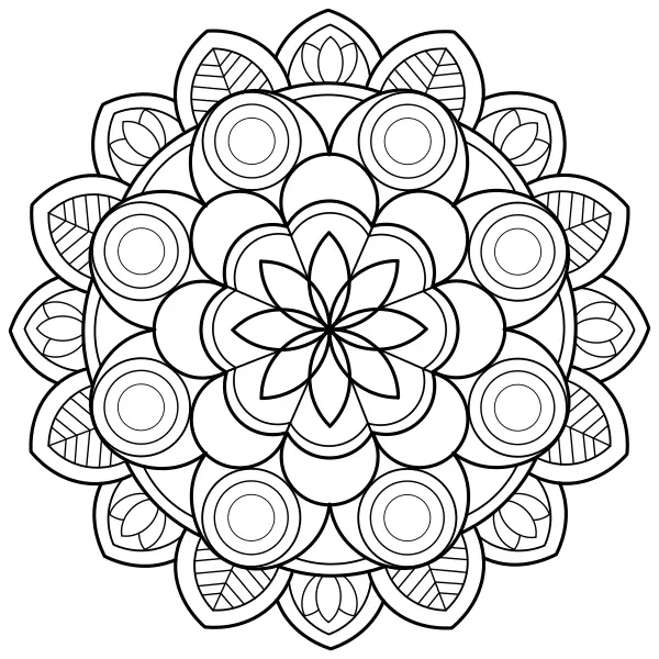 Mandala 18 | Dibujos para colorear online para niños