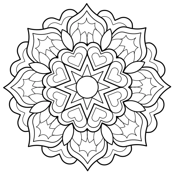 Mandala 19 | Dibujos para colorear online para niños