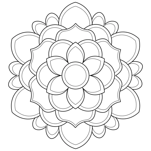 Mandala 62 | Dibujos para colorear online para niños