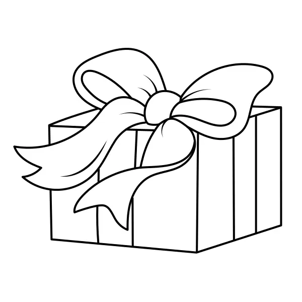 Regalo | Dibujos para colorear online para niños