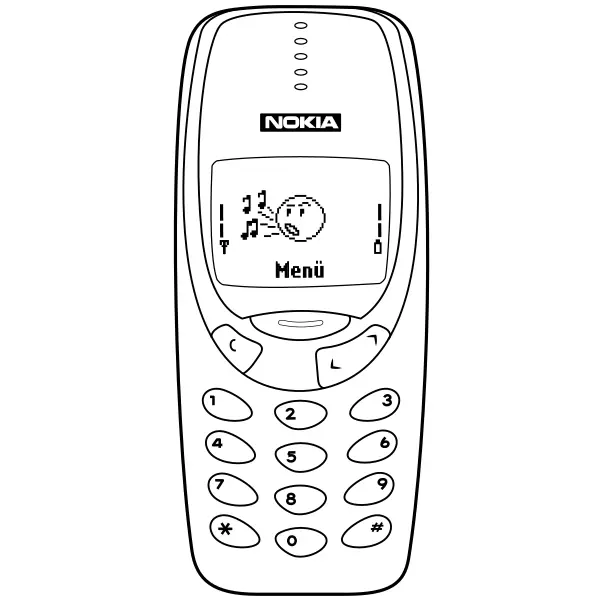Nokia 3310 | Dibujos para colorear online para niños
