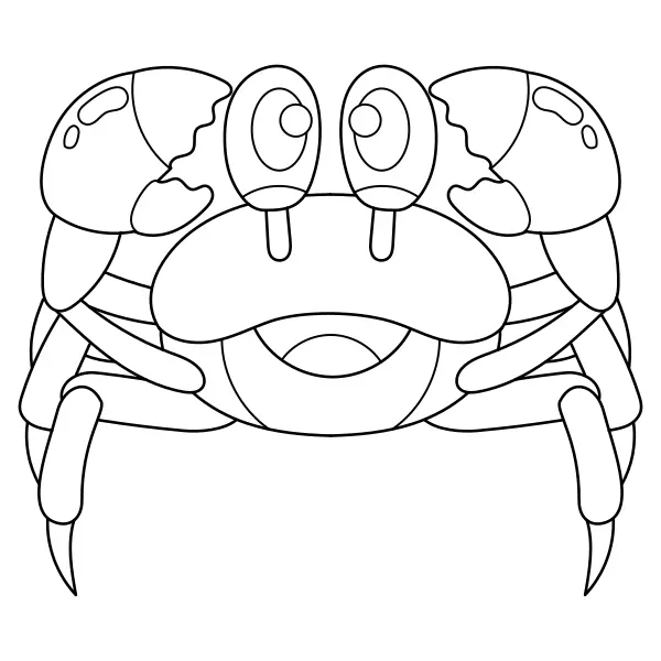 Cangrejo | Dibujos para colorear online para niños