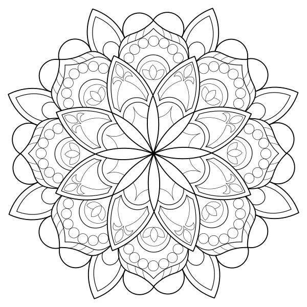 Mandala 22 | Dibujos para colorear online para niños