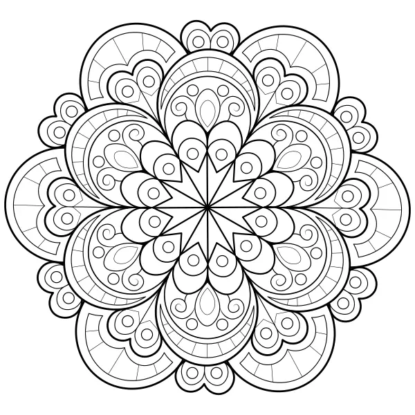 Mandala 23 | Dibujos para colorear online para niños