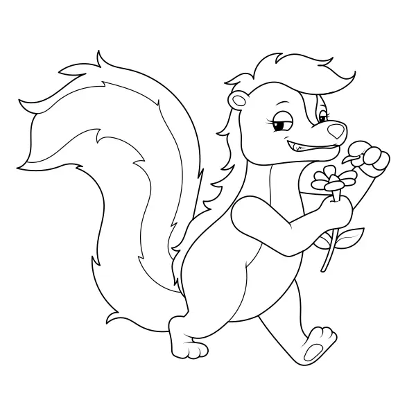 Skunk | Dibujos para colorear online para niños