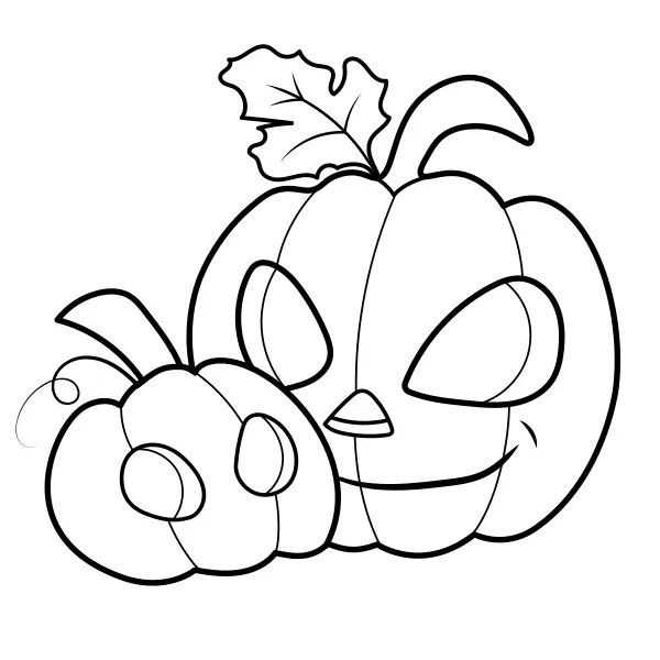 Calabazas | Dibujos para colorear online para niños