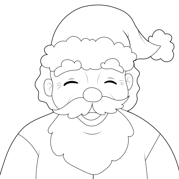 Papá Noel | Dibujos para colorear online para niños
