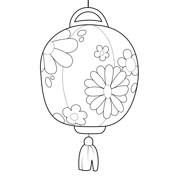 Farolillo | Dibujos para colorear online para niños