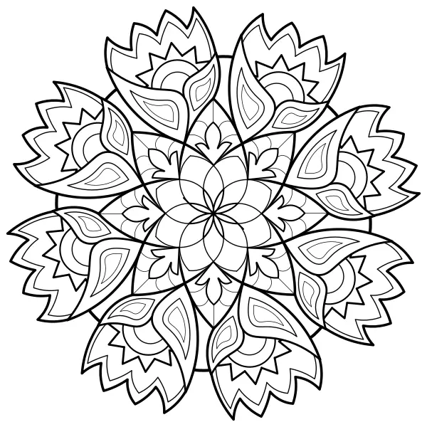 Mandala 27 | Dibujos para colorear online para niños
