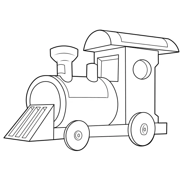 Locomotora | Dibujos para colorear online para niños