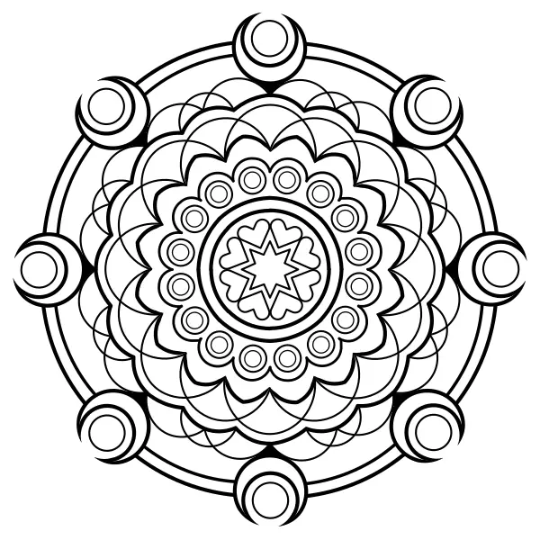 Mandala 28 | Dibujos para colorear online para niños