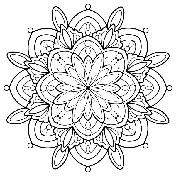 Mandala 29 | Dibujos para colorear online para niños