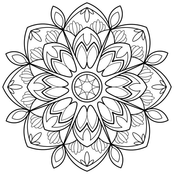 Mandala 30 | Dibujos para colorear online para niños
