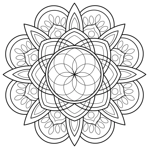 Mandala 33 | Dibujos para colorear online para niños