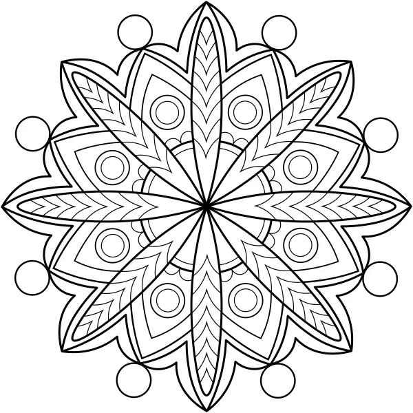 Mandala 34 | Dibujos para colorear online para niños