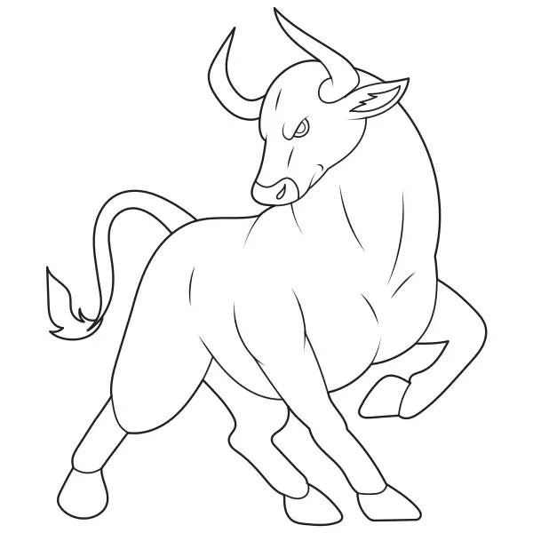Tauro | Dibujos para colorear online para niños