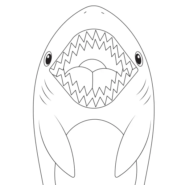 Tiburón | Dibujos para colorear online para niños