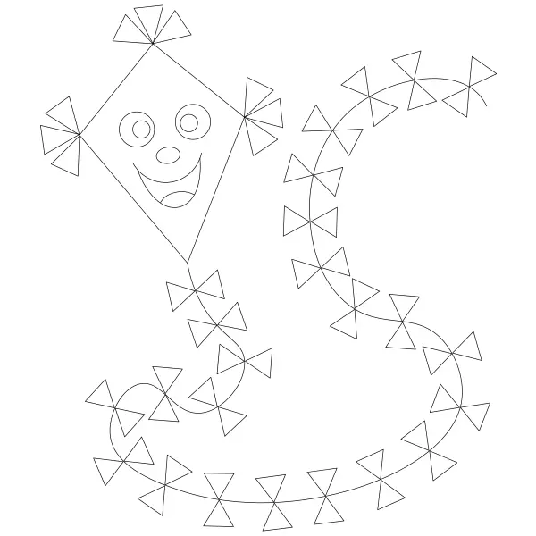 Šarkan | Dibujos para colorear online para niños