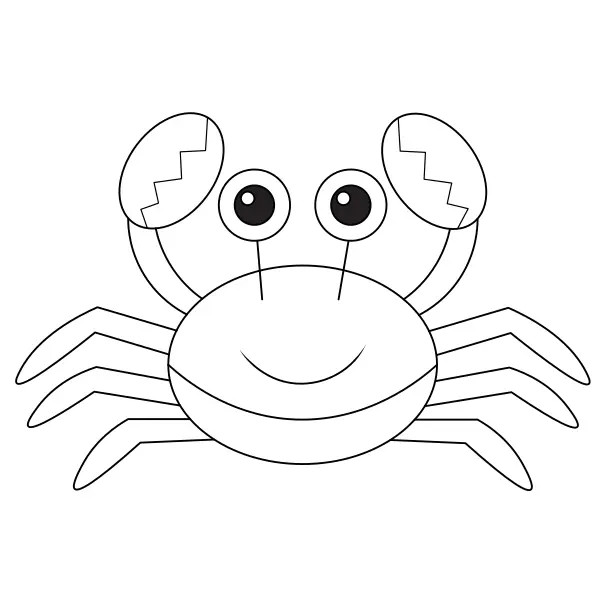Cangrejo | Dibujos para colorear online para niños