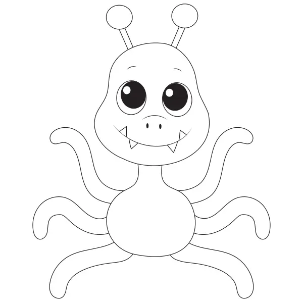 Extraterrestre | Dibujos para colorear online para niños