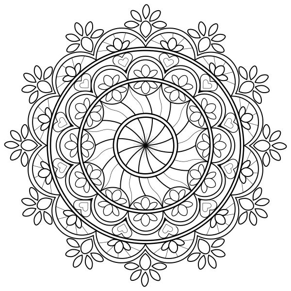 Mandala 35 | Dibujos para colorear online para niños