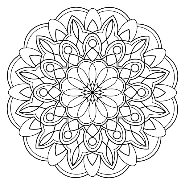 Mandala 41 | Dibujos para colorear online para niños
