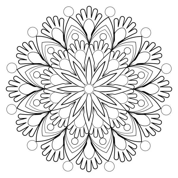 Mandala 42 | Dibujos para colorear online para niños