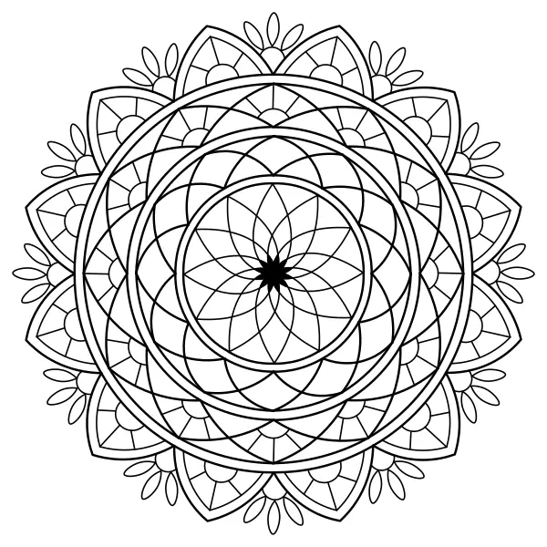 Mandala 43 | Dibujos para colorear online para niños