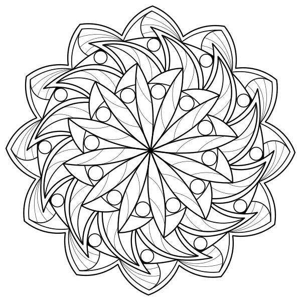 Mandala 44 | Dibujos para colorear online para niños