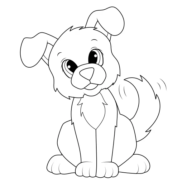 Cachorro | Dibujos para colorear online para niños