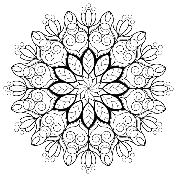 Mandala 46 | Dibujos para colorear online para niños